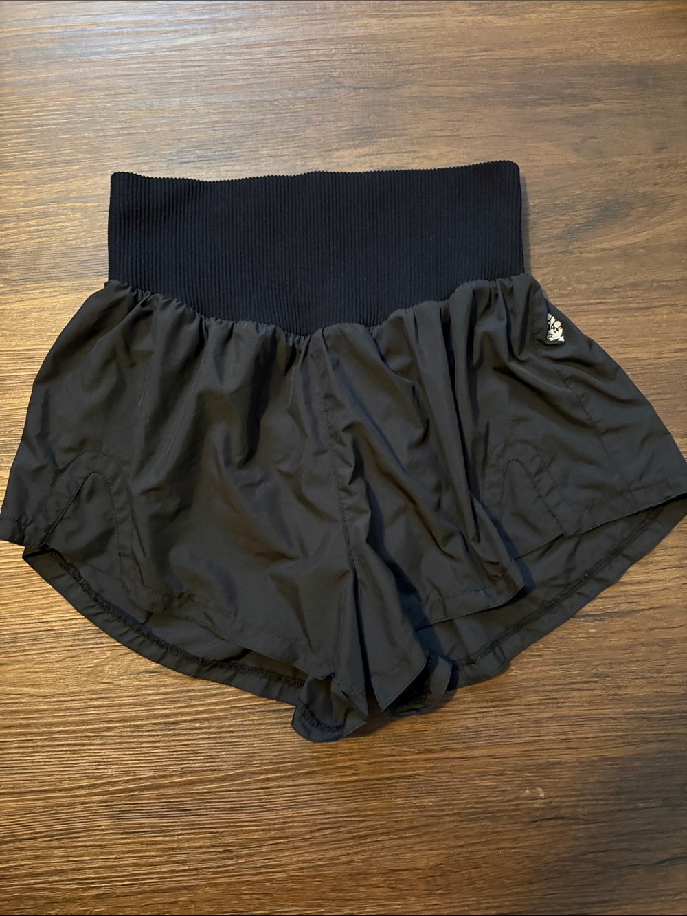 Free People Carpe Diem Black Women's Running Shorts